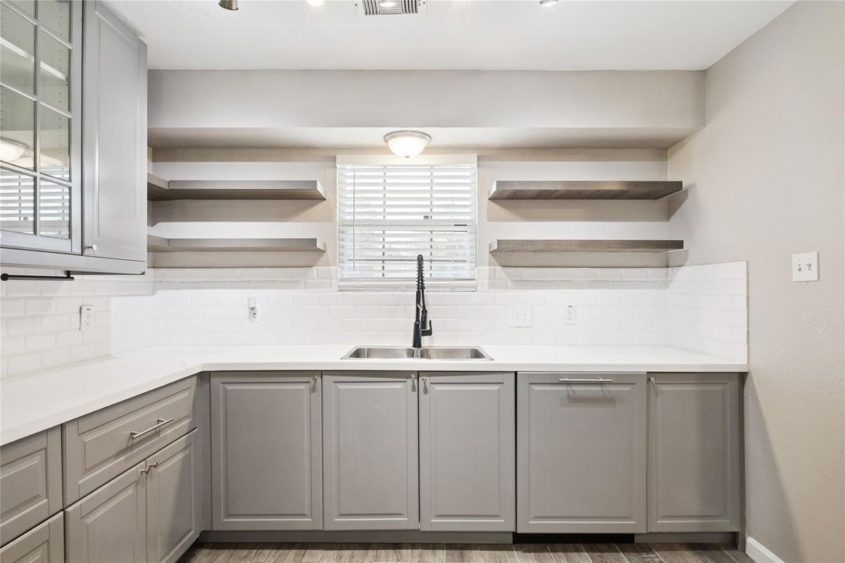 Interior, Kitchen, Wood Texture Flooring