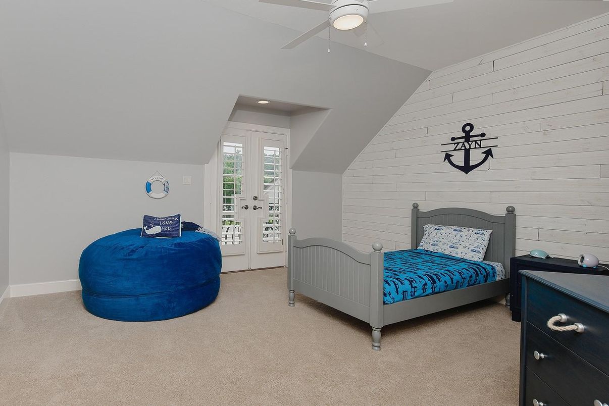 Bedroom, Interior, Recessed Lighting