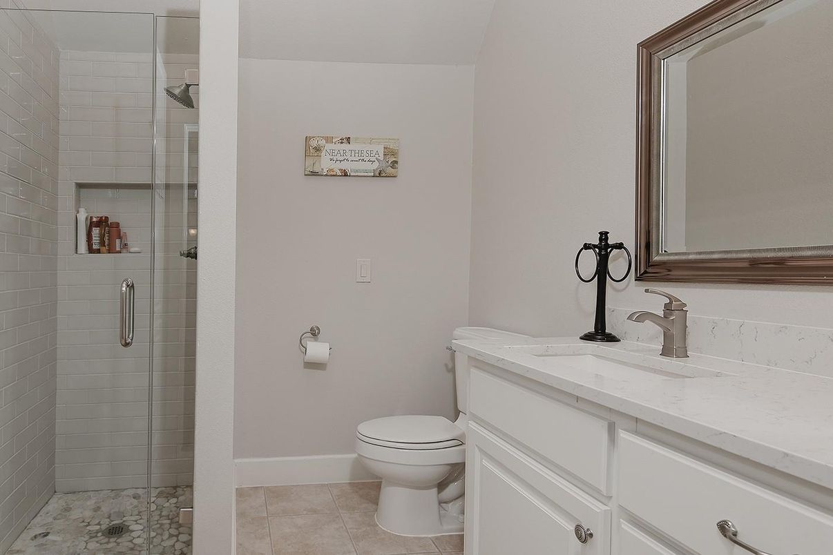 Bathroom, Glass Shower, Interior