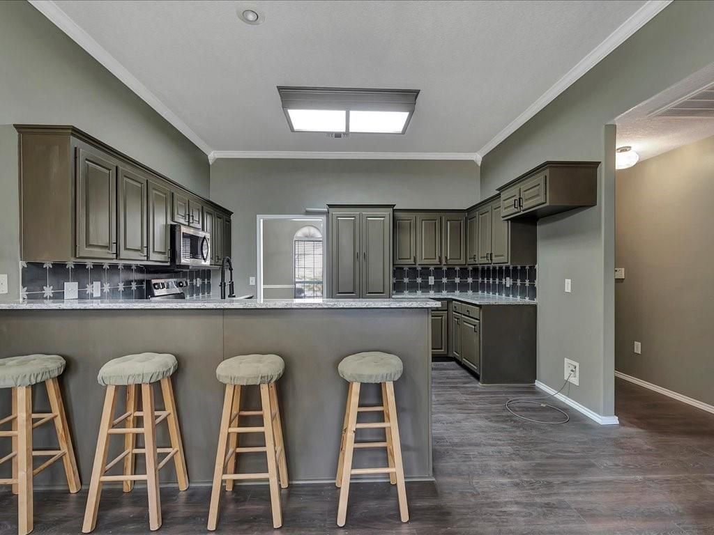 Interior, Kitchen, Wood Texture Flooring