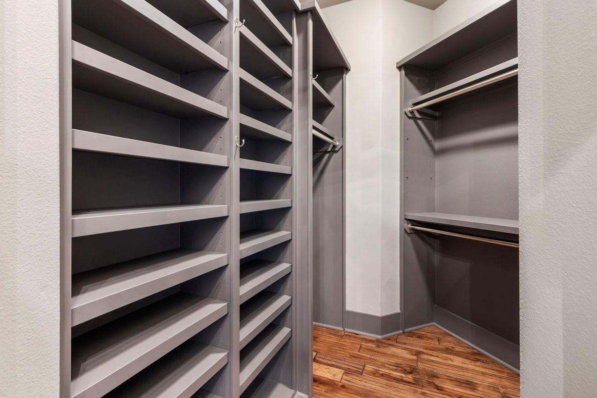 Interior, Walk-in Closets, Wood Texture Flooring