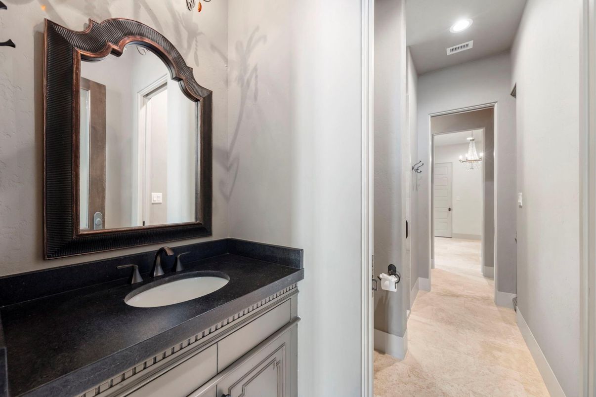 Bathroom, Interior, Recessed Lighting