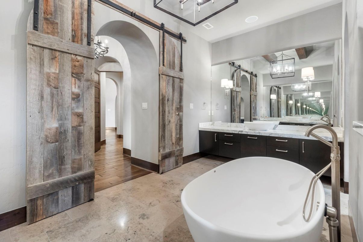 Bathroom, Dual Sink Vanities, Free Standing Baths, Interior