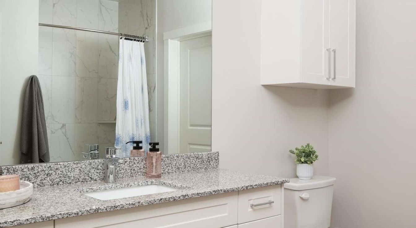 Bathroom, Interior, Marble Walls