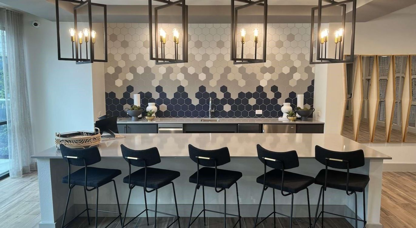 Interior, Pendant Lights, Wood Texture Flooring