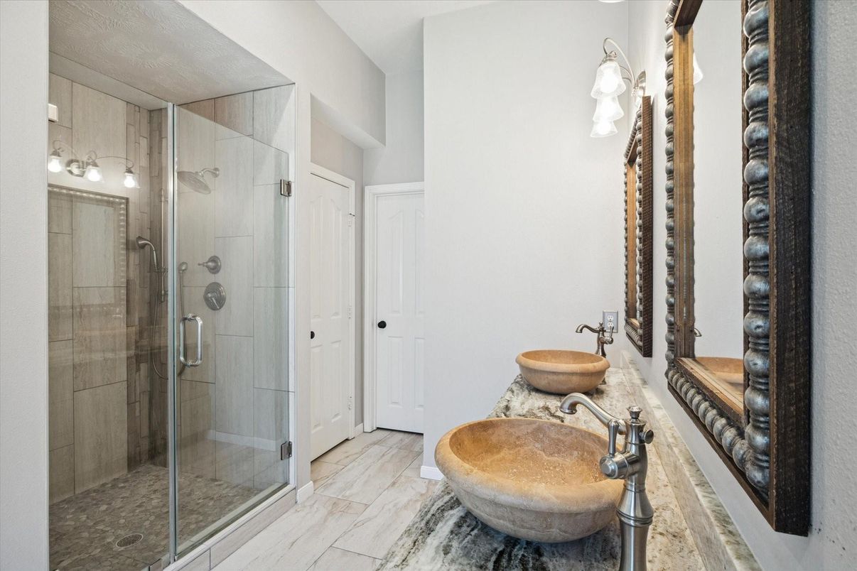 Bathroom, Glass Shower, Interior