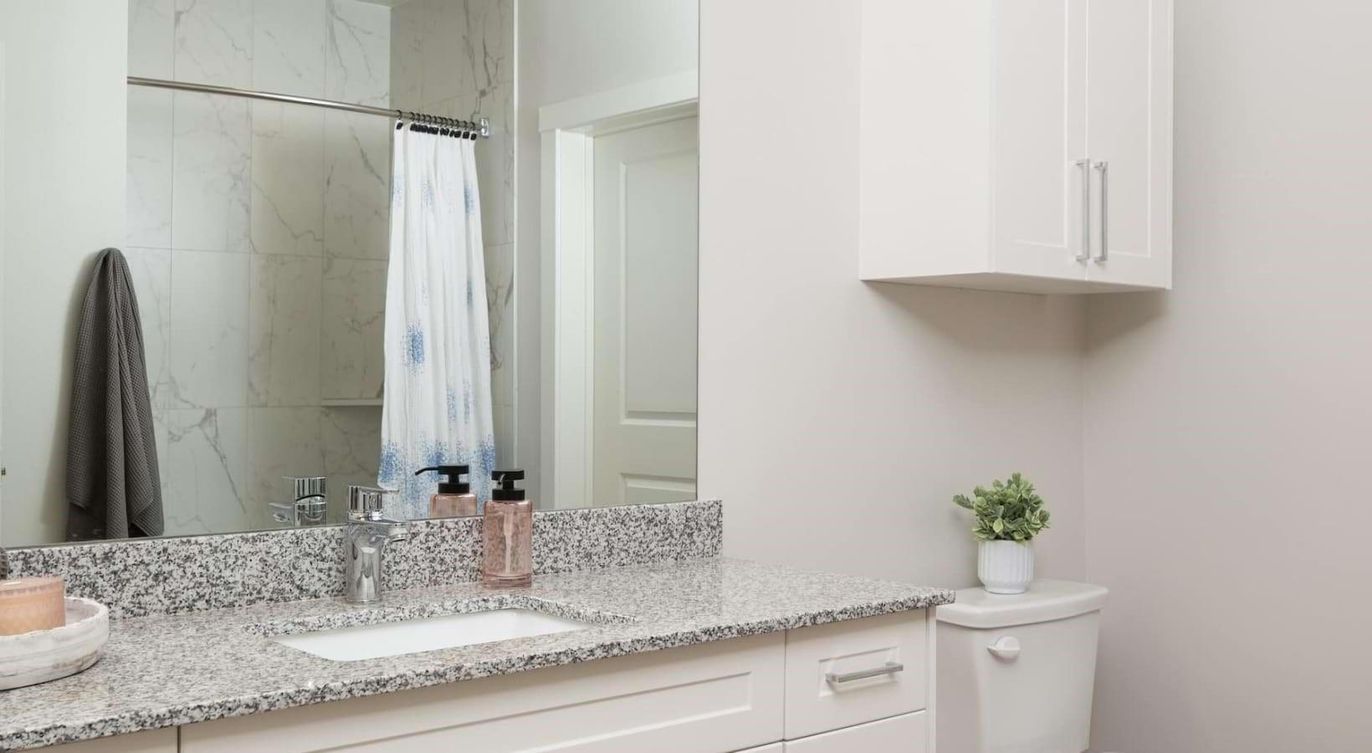 Bathroom, Interior, Marble Walls