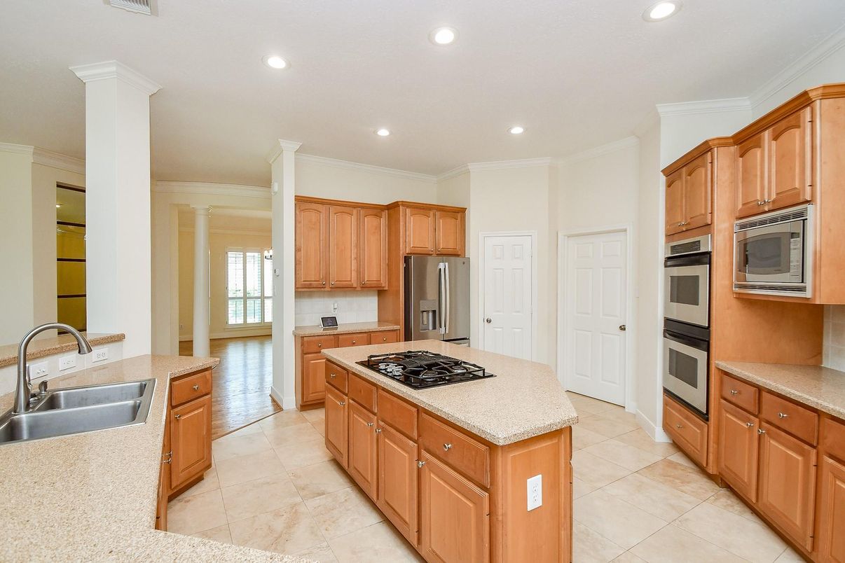 Interior, Kitchen, Recessed Lighting, Stainless Steel Appliances