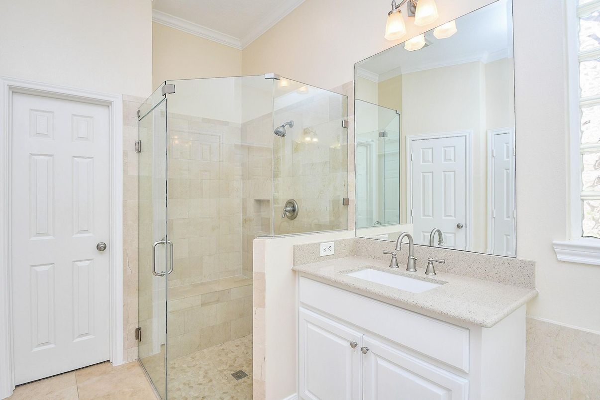 Bathroom, Glass Shower, Interior