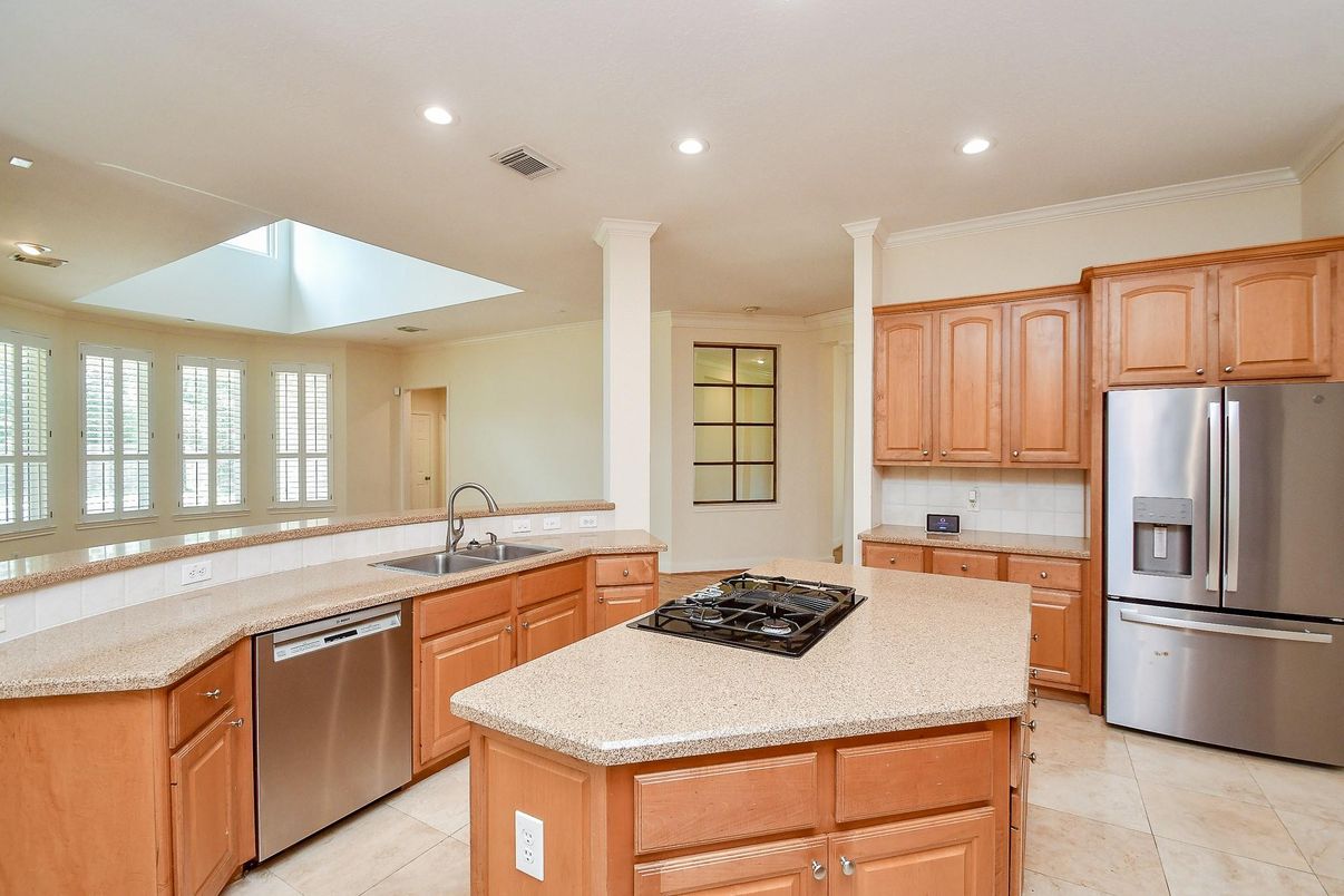Interior, Kitchen, Recessed Lighting, Stainless Steel Appliances