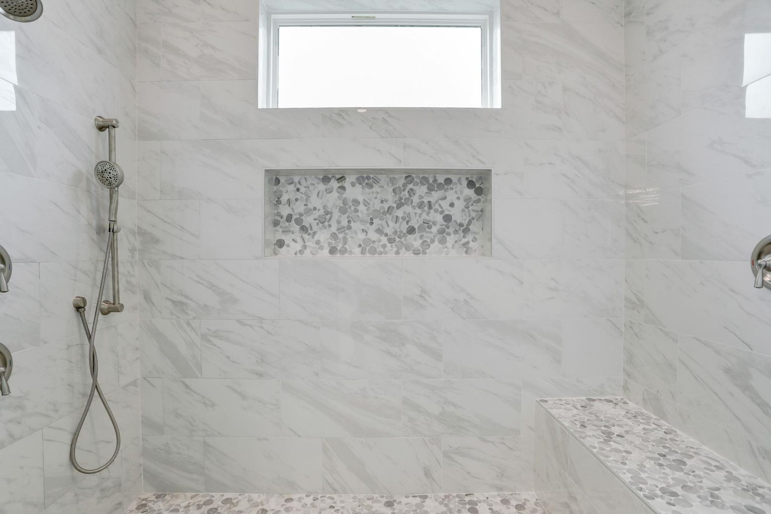 Bathroom, Interior, Marble Walls