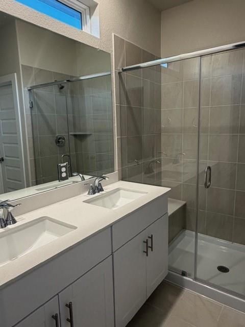Bathroom, Dual Sink Vanities, Glass Shower, Interior
