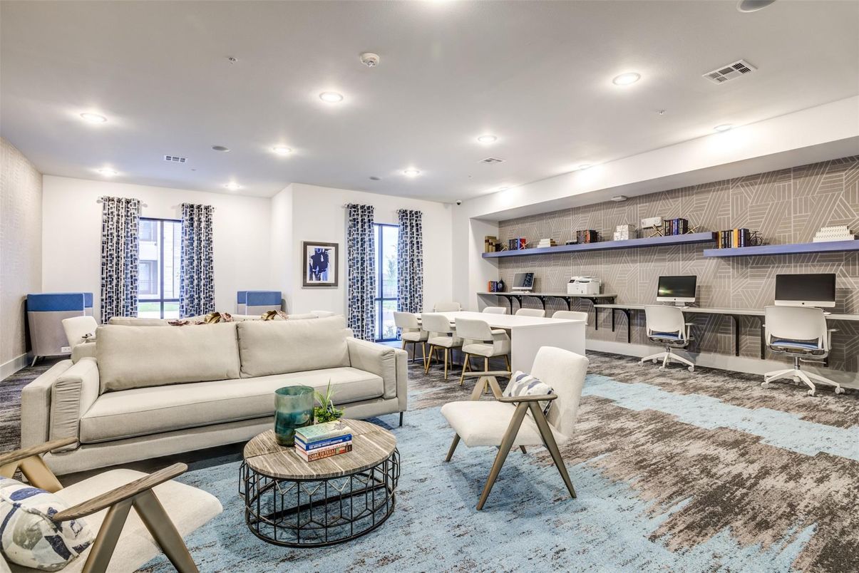 Home Office, Interior, Living room, Recessed Lighting