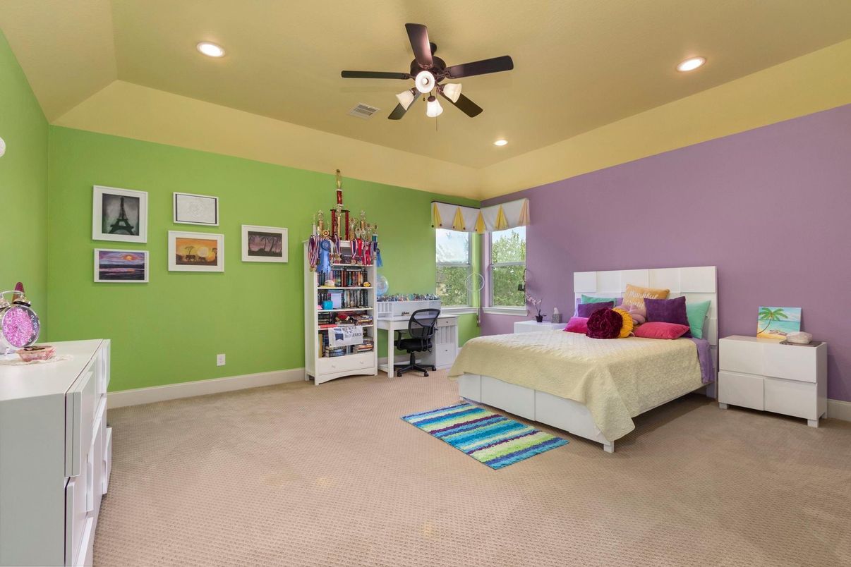 Bedroom, Home Office, Interior, Recessed Lighting