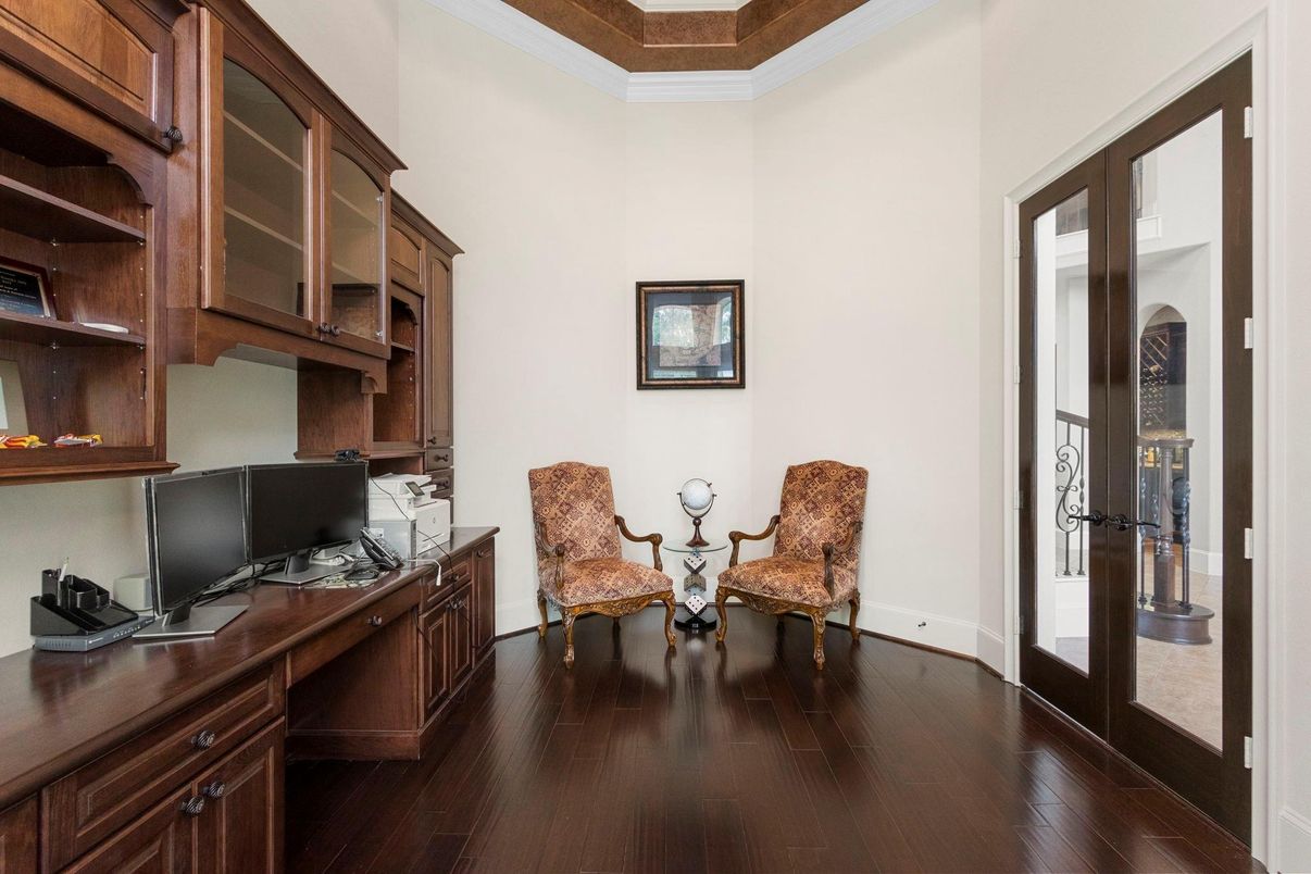 Home Office, Interior, Wood Texture Flooring