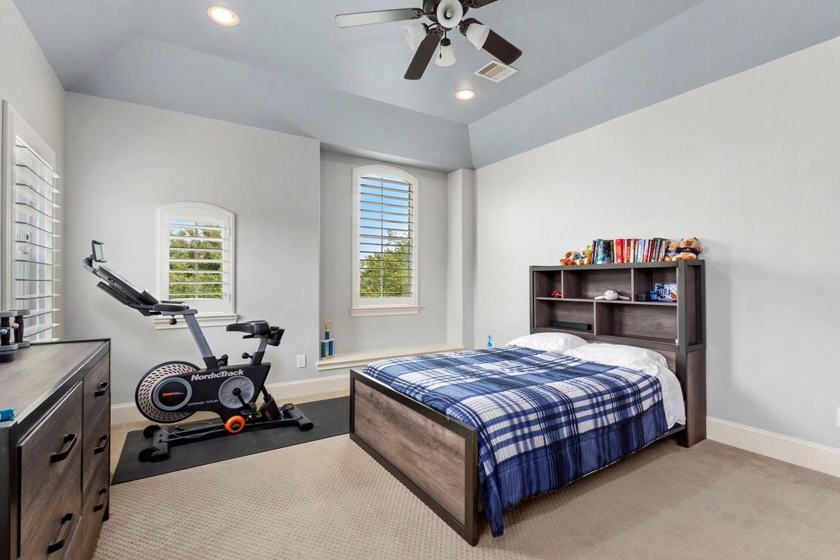 Bedroom, Fitness Equipment, Interior, Recessed Lighting