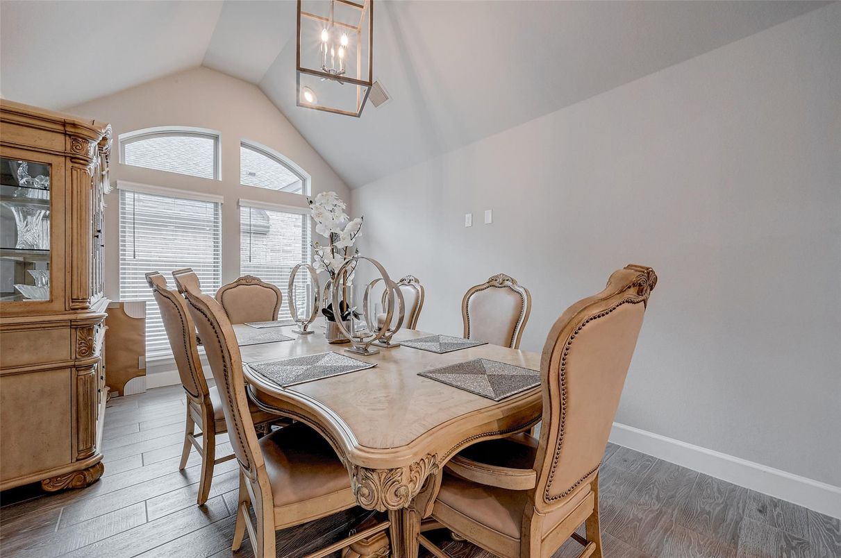 Dining room, Interior, Wood Texture Flooring