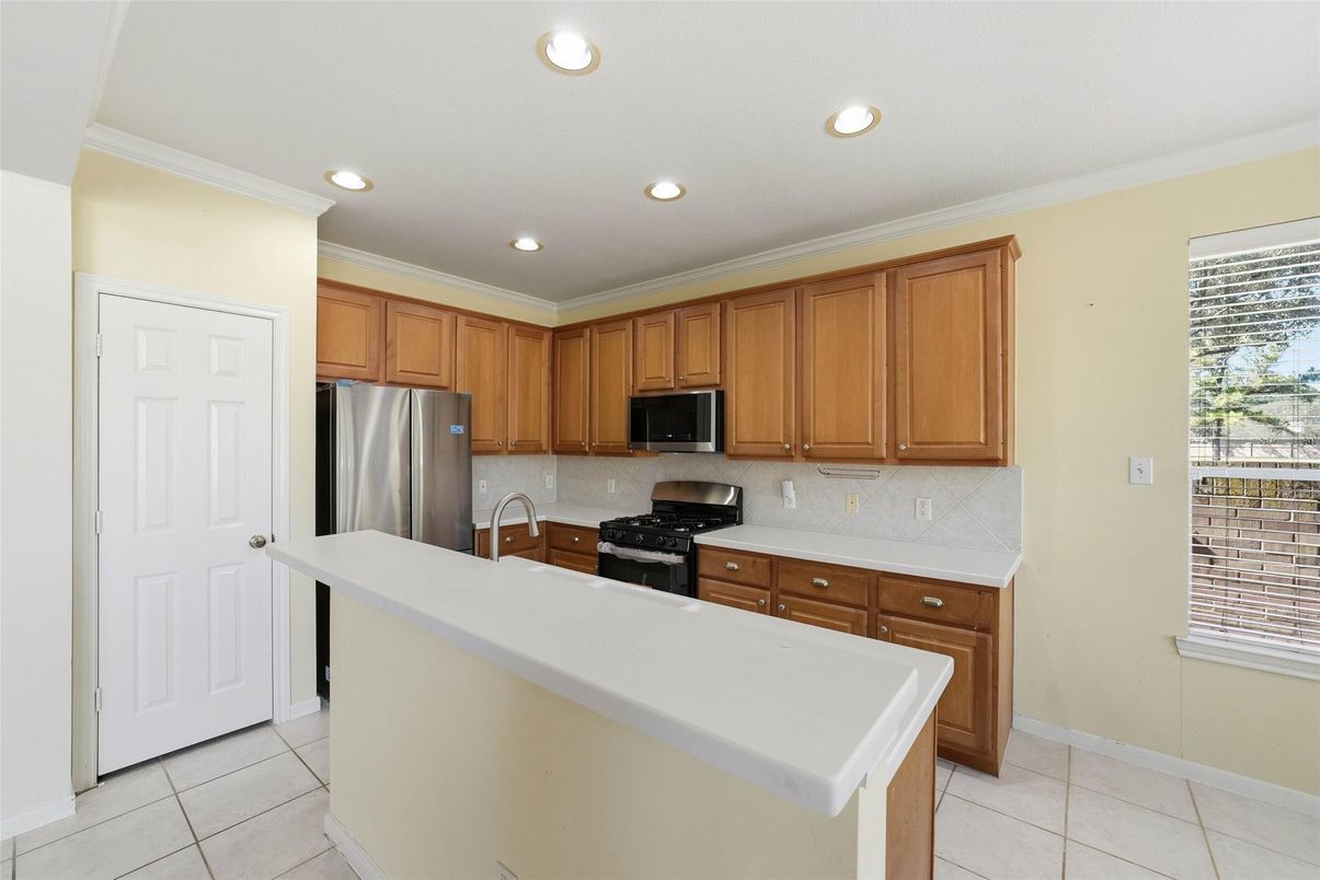 Interior, Kitchen, Recessed Lighting, Stainless Steel Appliances
