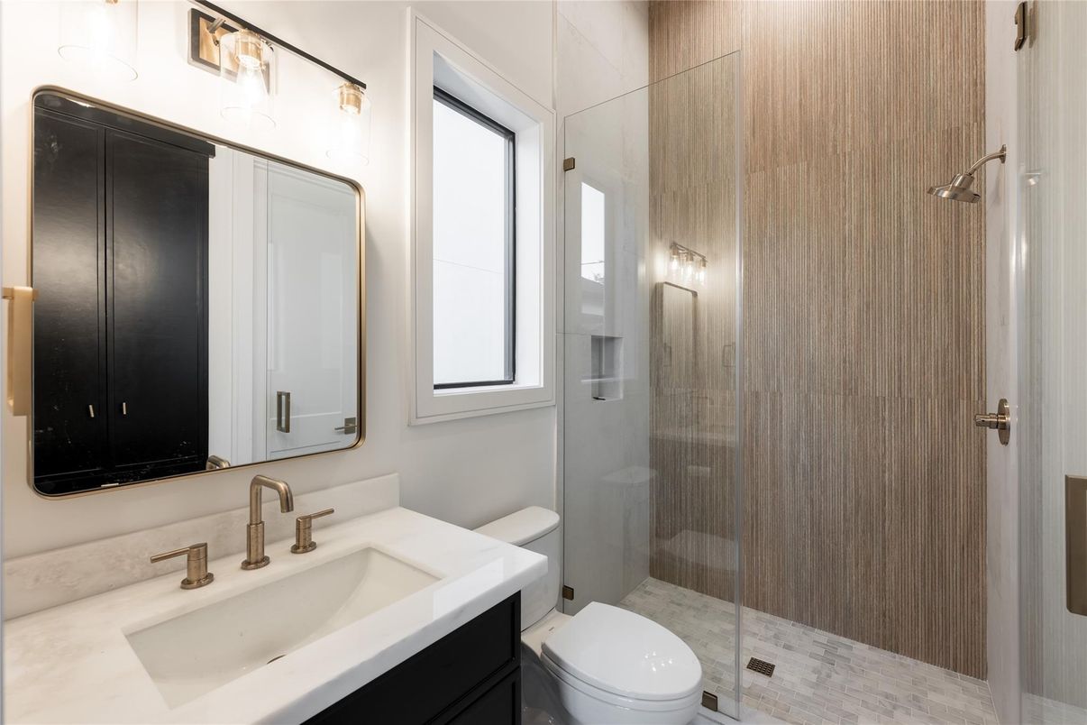 Bathroom, Glass Shower, Interior