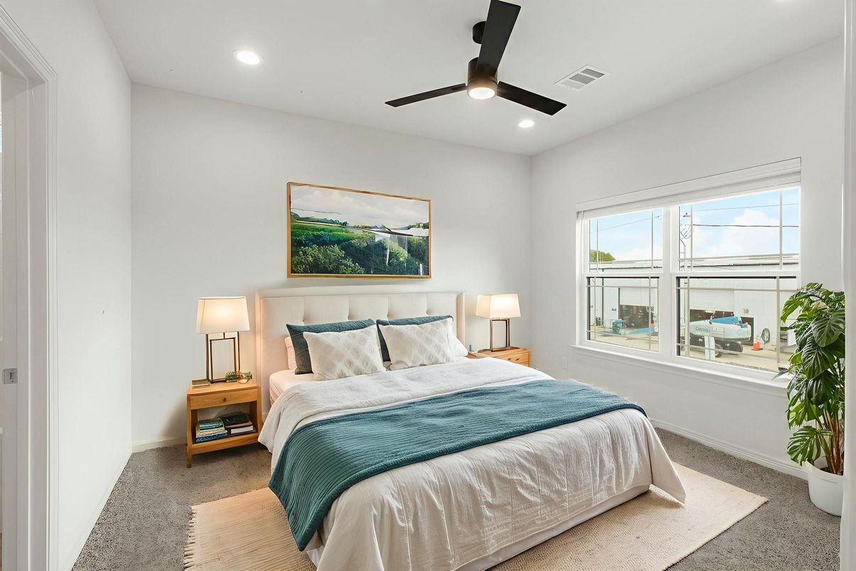 Bedroom, Interior, Recessed Lighting