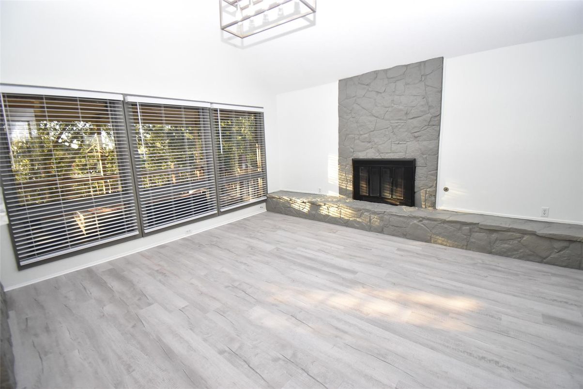 Empty room, Fireplace, Interior, Wood Texture Flooring