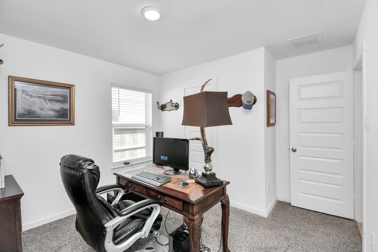 Home Office, Interior, Recessed Lighting
