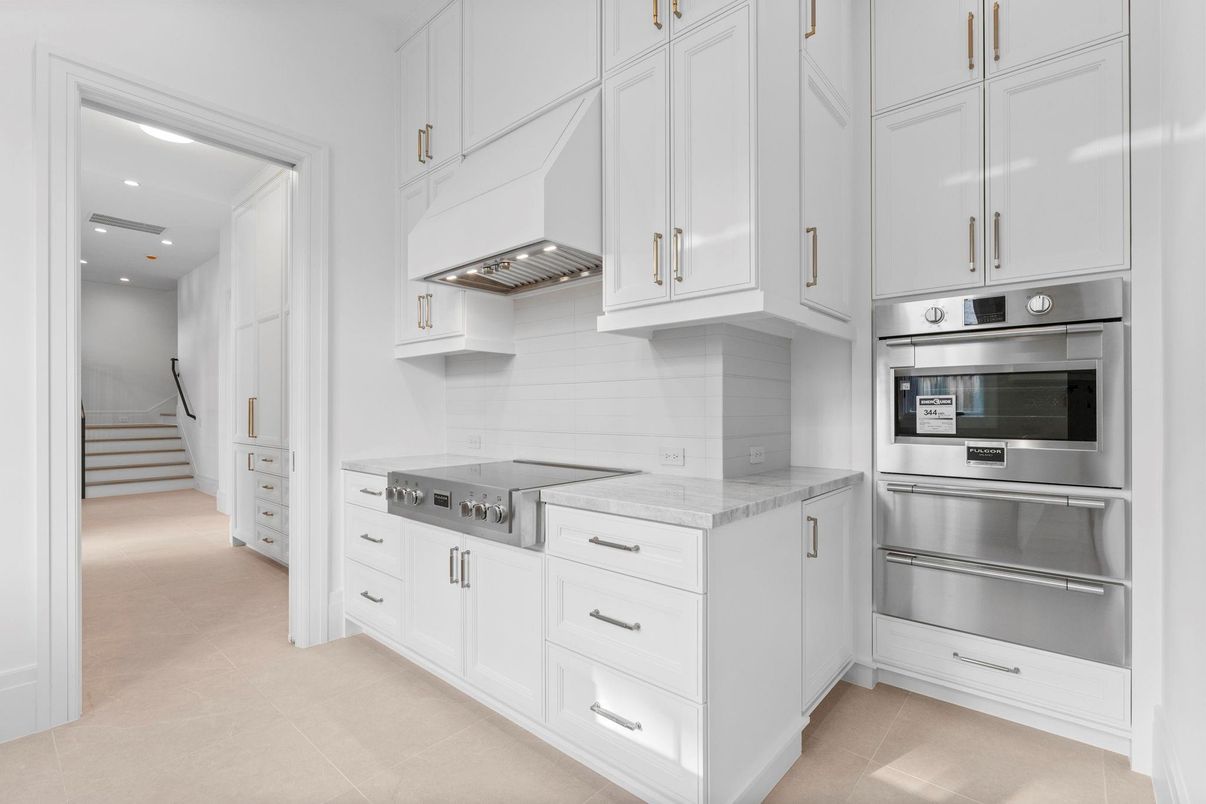 Interior, Kitchen, Recessed Lighting, Stainless Steel Appliances