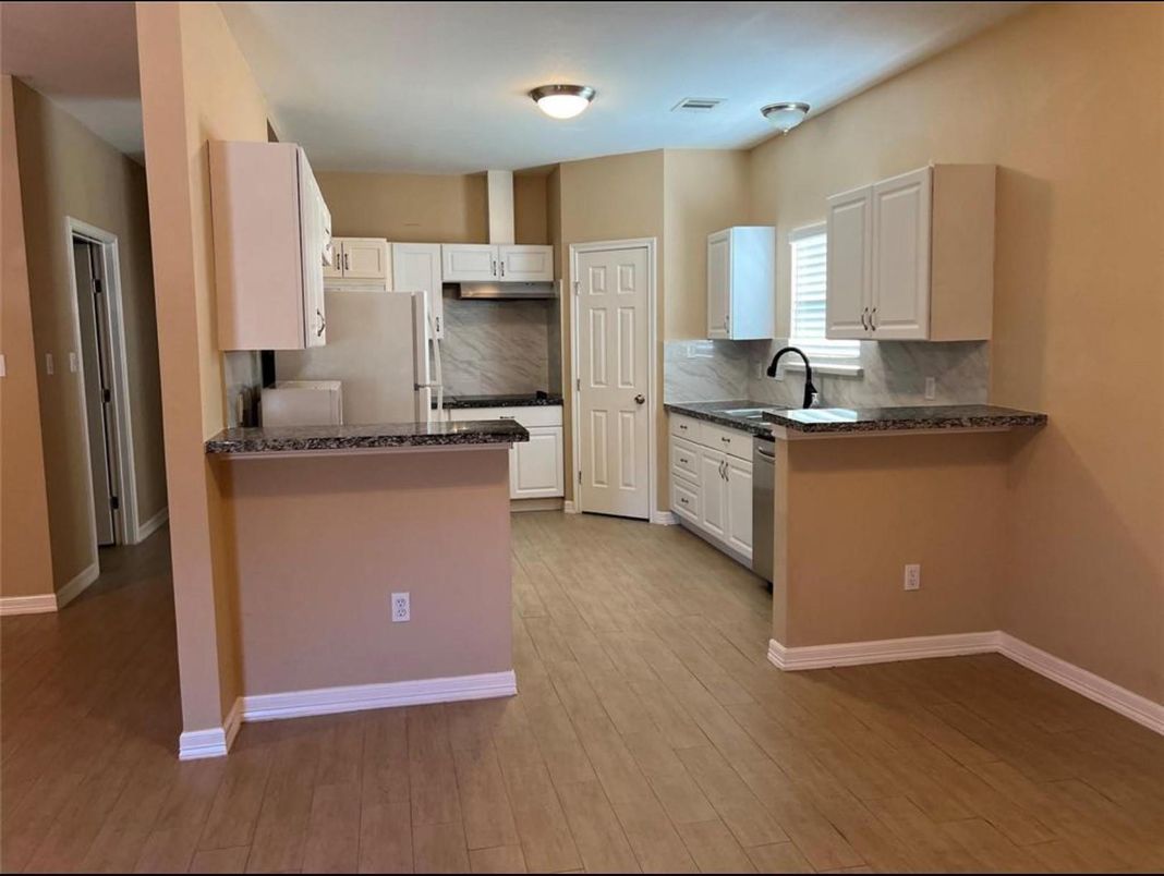 Interior, Kitchen, Wood Texture Flooring