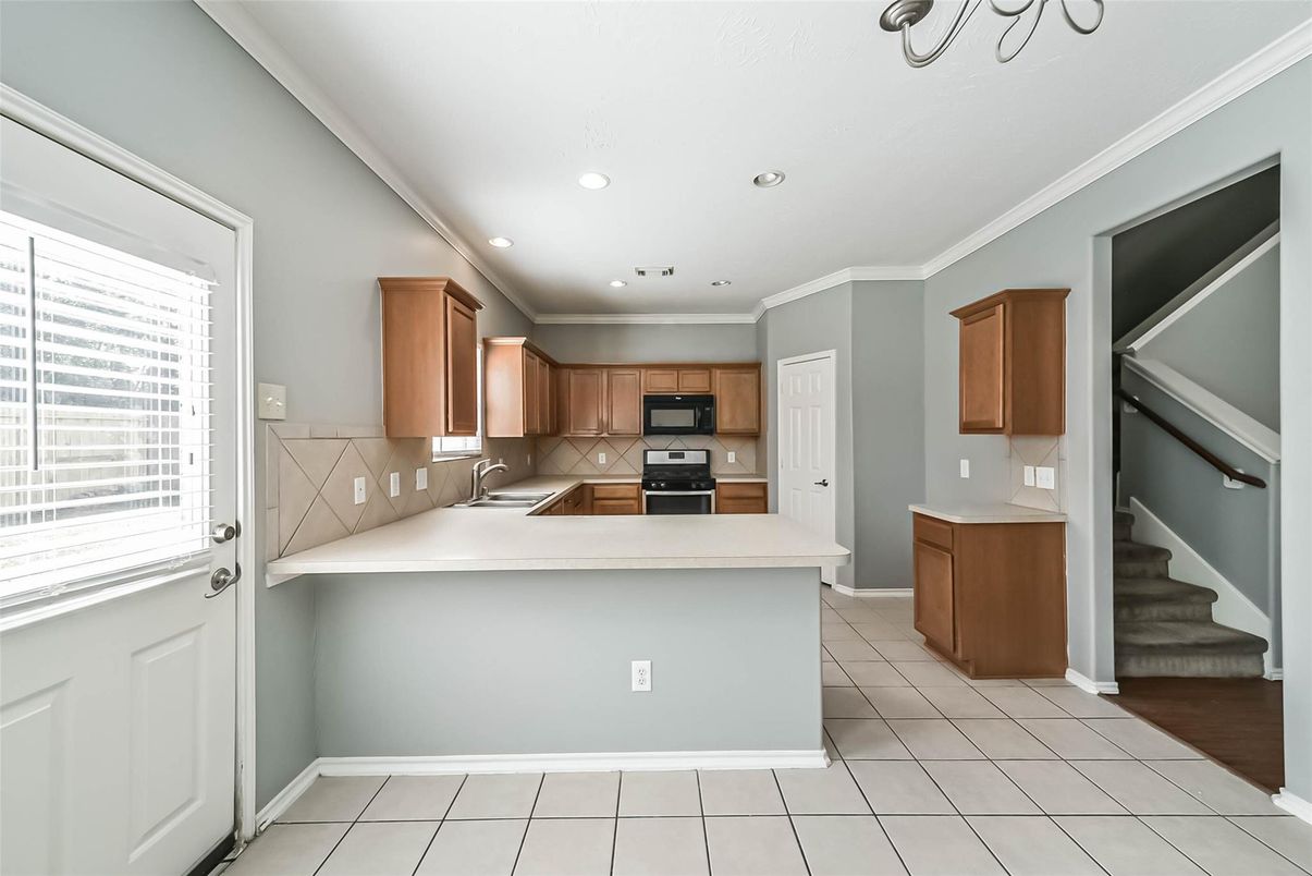 Interior, Kitchen, Recessed Lighting, Stainless Steel Appliances