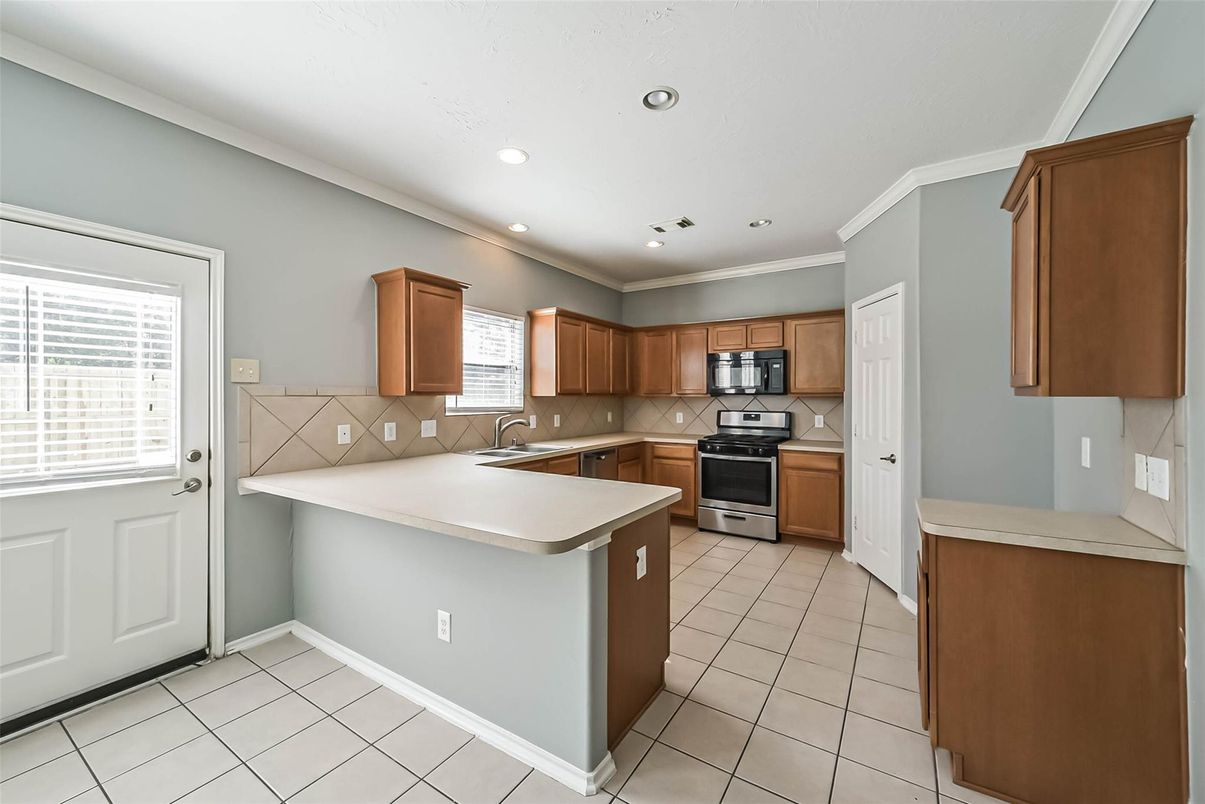 Interior, Kitchen, Recessed Lighting, Stainless Steel Appliances