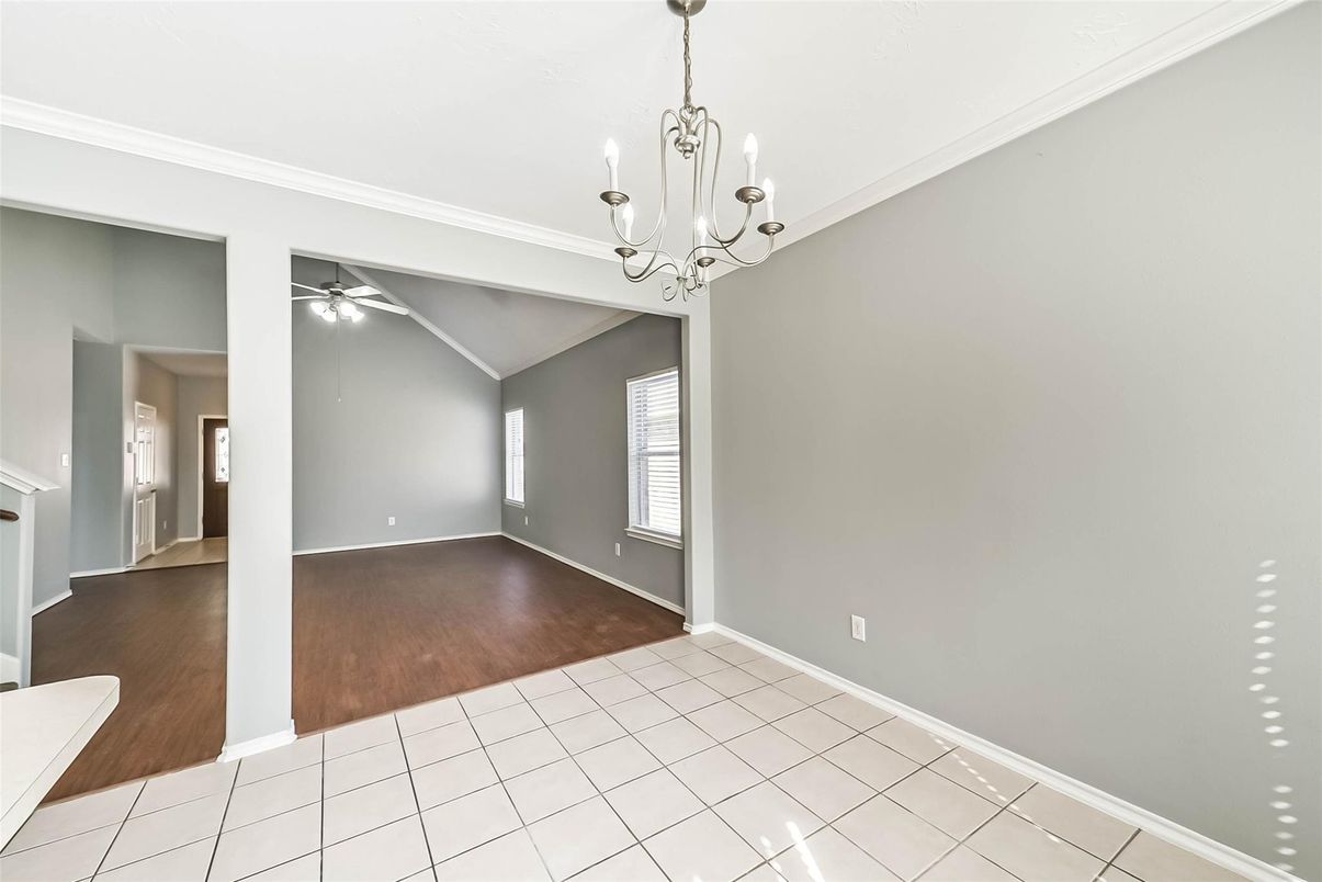 Chandelier, Empty room, Interior, Wood Texture Flooring