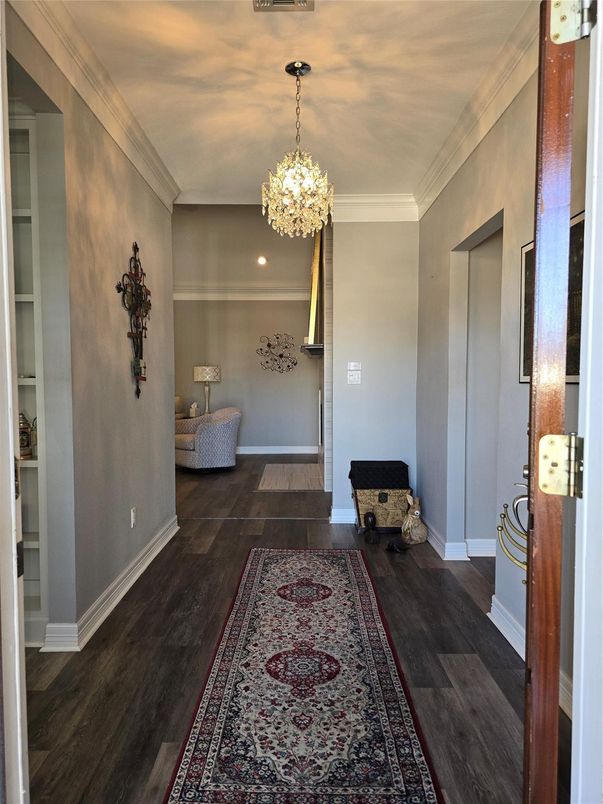 Chandelier, Interior, Pendant Lights, Recessed Lighting, Wood Texture Flooring