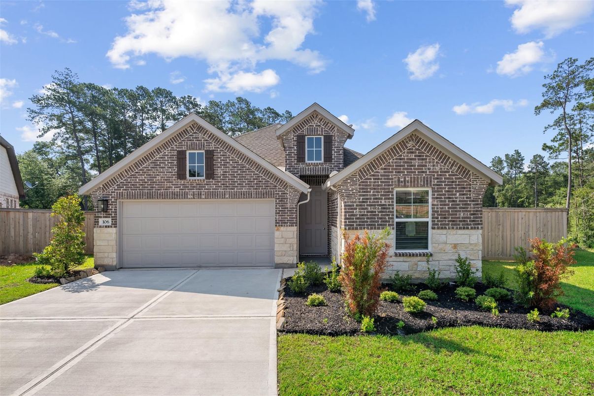 Attached, Exterior, Facade, Brick Facade, Brick Traditional