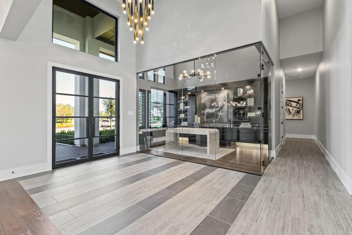 Chandelier, Interior, Pendant Lights, Wood Texture Flooring