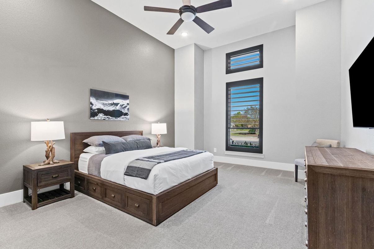 Bedroom, Interior, Recessed Lighting