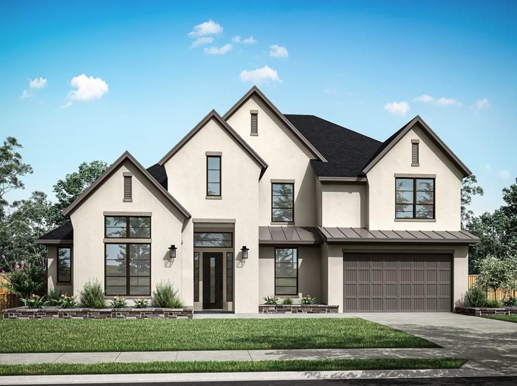 Attached, Exterior, Facade, Farmhouse