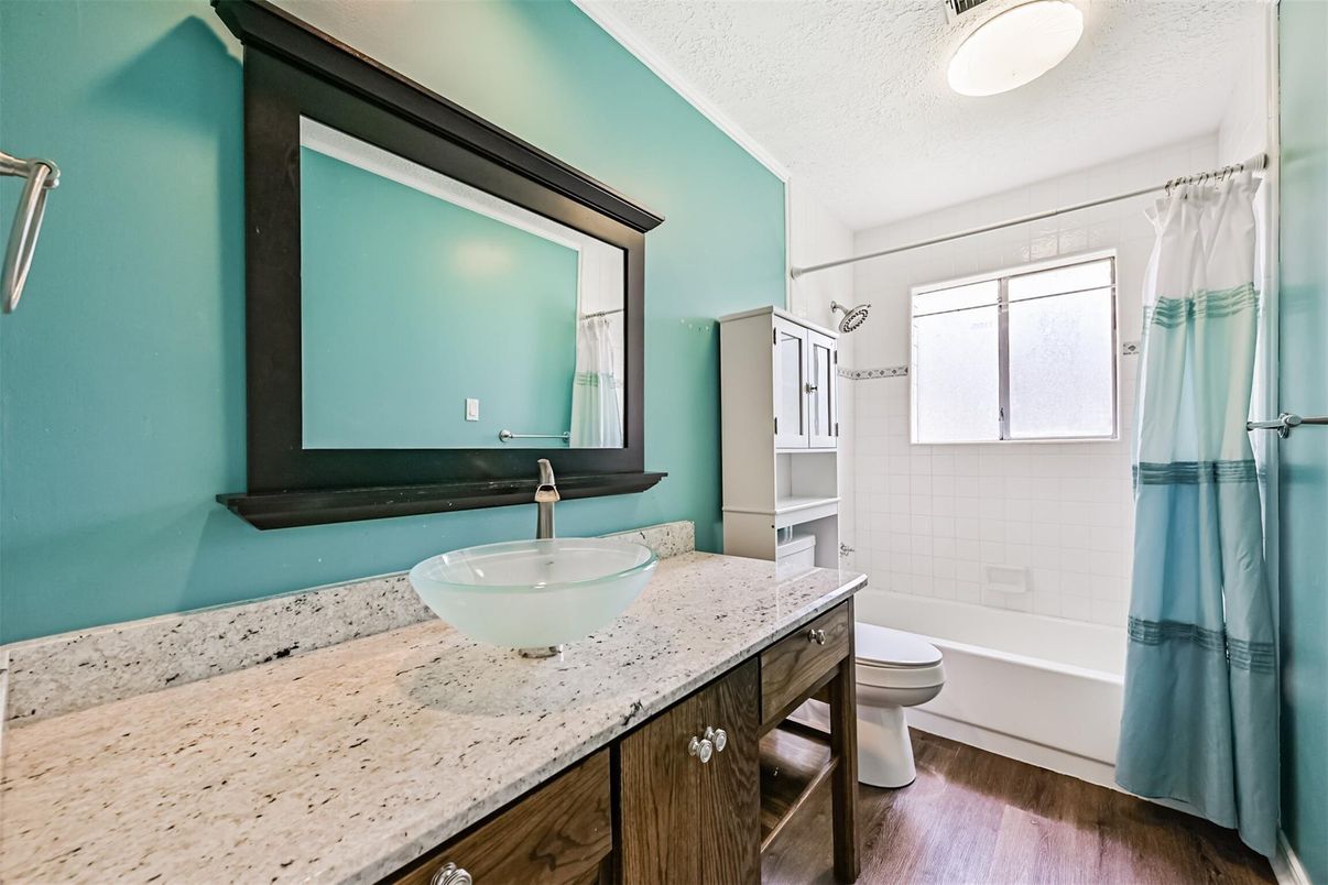 Bathroom, Interior, Wood Texture Flooring