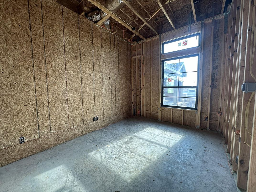 Empty room, Interior, Wooden Beams, Wooden Walls