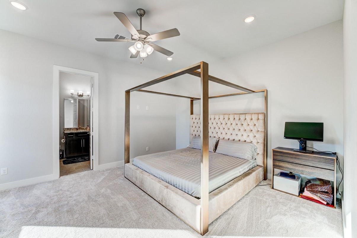 Bedroom, Interior, Recessed Lighting