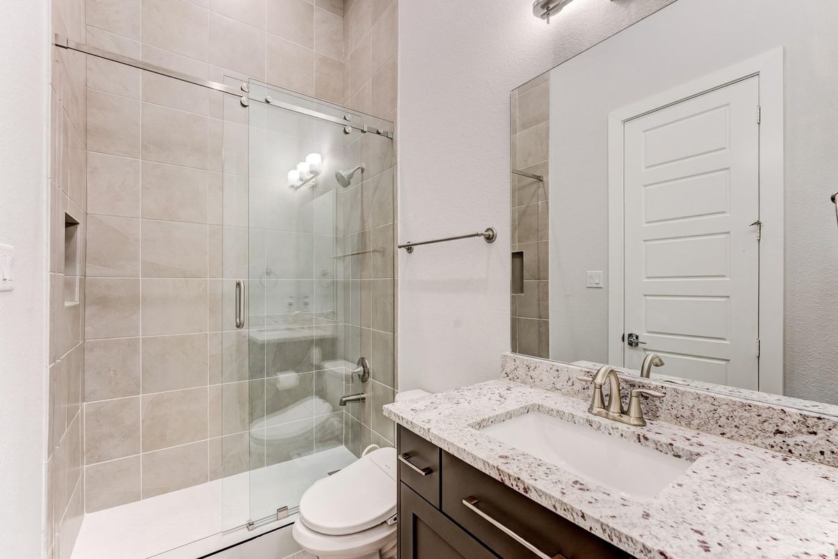 Bathroom, Glass Shower, Interior