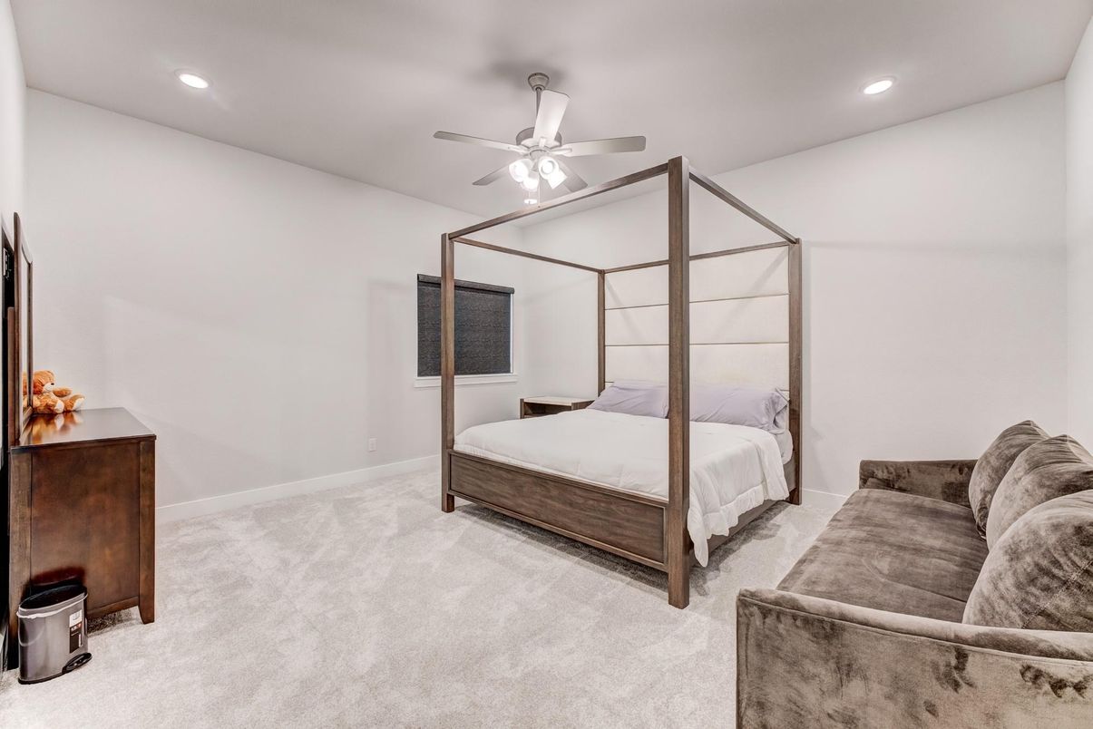 Bedroom, Interior, Recessed Lighting