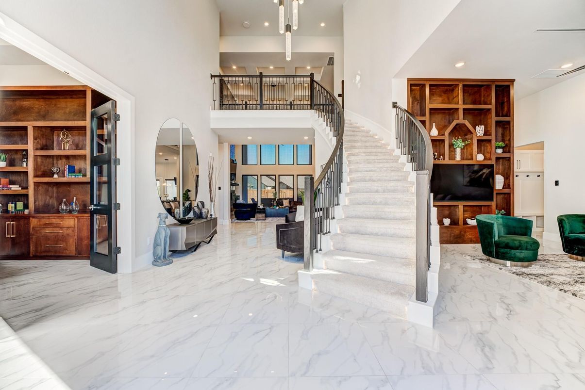 Interior, Marble, Pendant Lights, Recessed Lighting