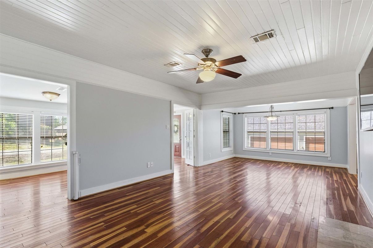 Empty room, Interior, Wood Texture Flooring