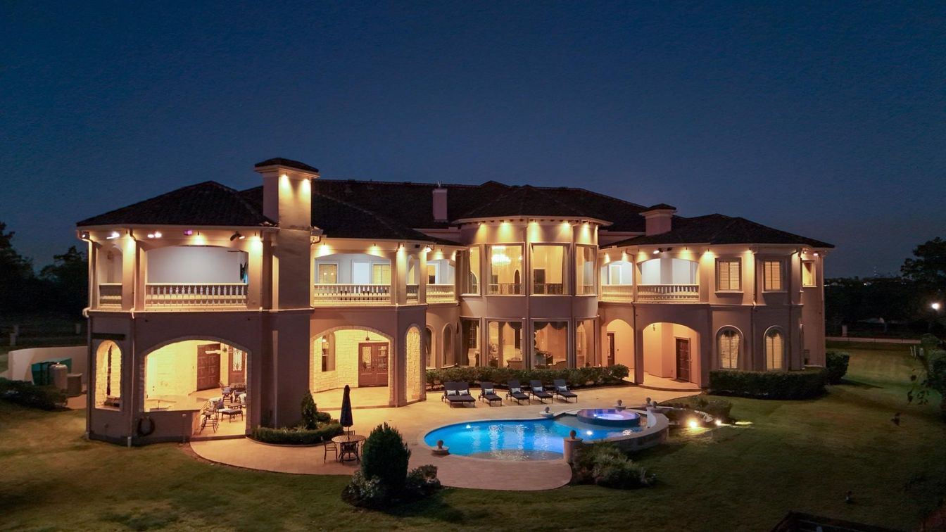 Backyard, Exterior, Facade, Pool, French Provincial