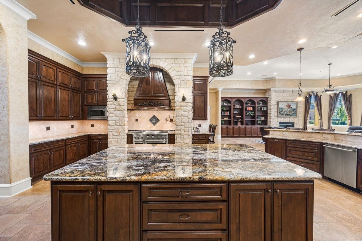 Interior, Kitchen, Pendant Lights, Recessed Lighting