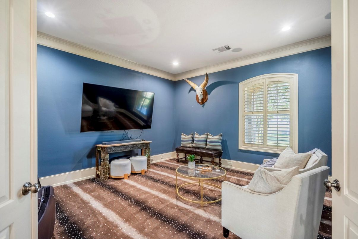 Interior, Living room, Recessed Lighting