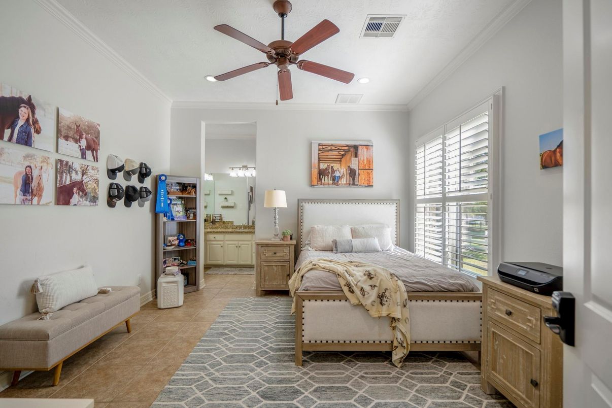Bedroom, Interior, Recessed Lighting