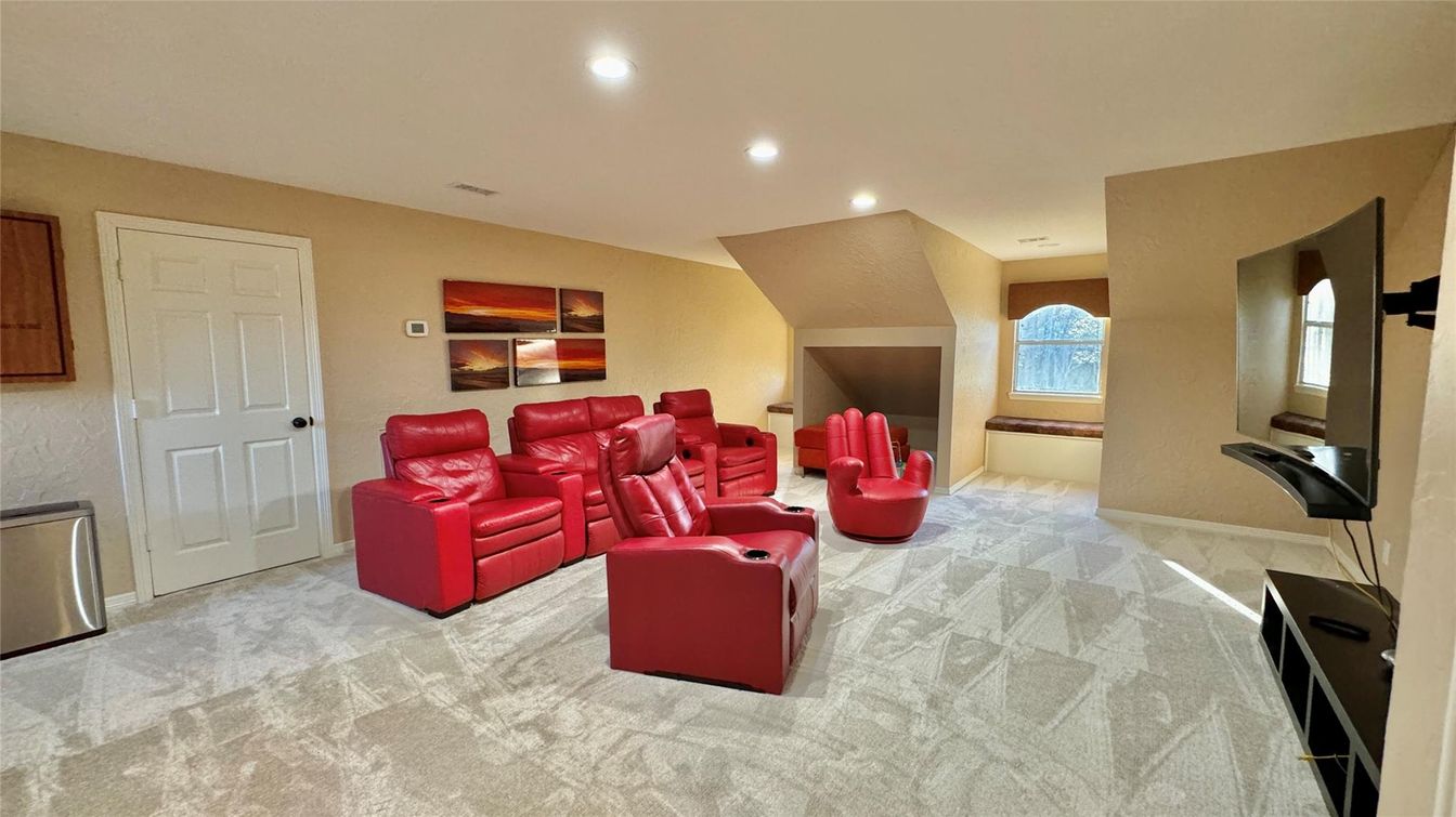 Home Theatre Room, Interior, Recessed Lighting, Theatre Room