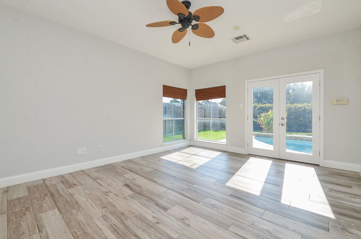 Empty room, Interior, Wood Texture Flooring