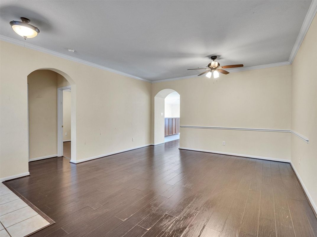 Empty room, Interior, Wood Texture Flooring